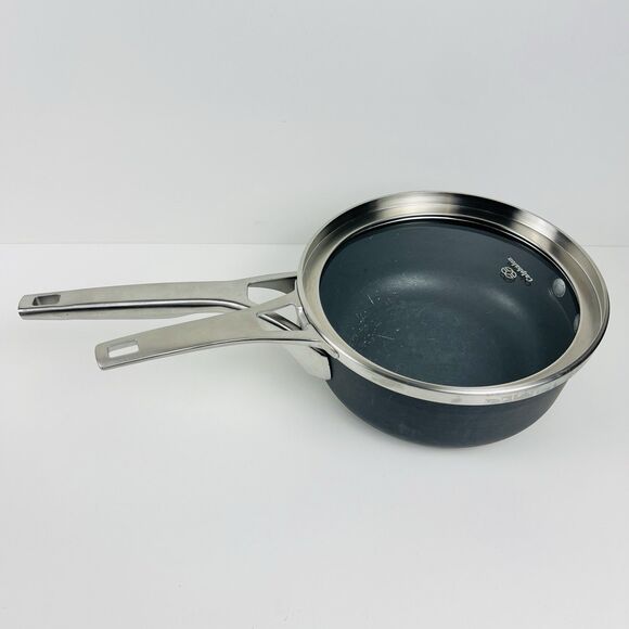 Calphalon 87025 Premier Hard Anodized Space Saving 2.5qt Saucepan 2-1/2 Stovetop - Picture 1 of 6